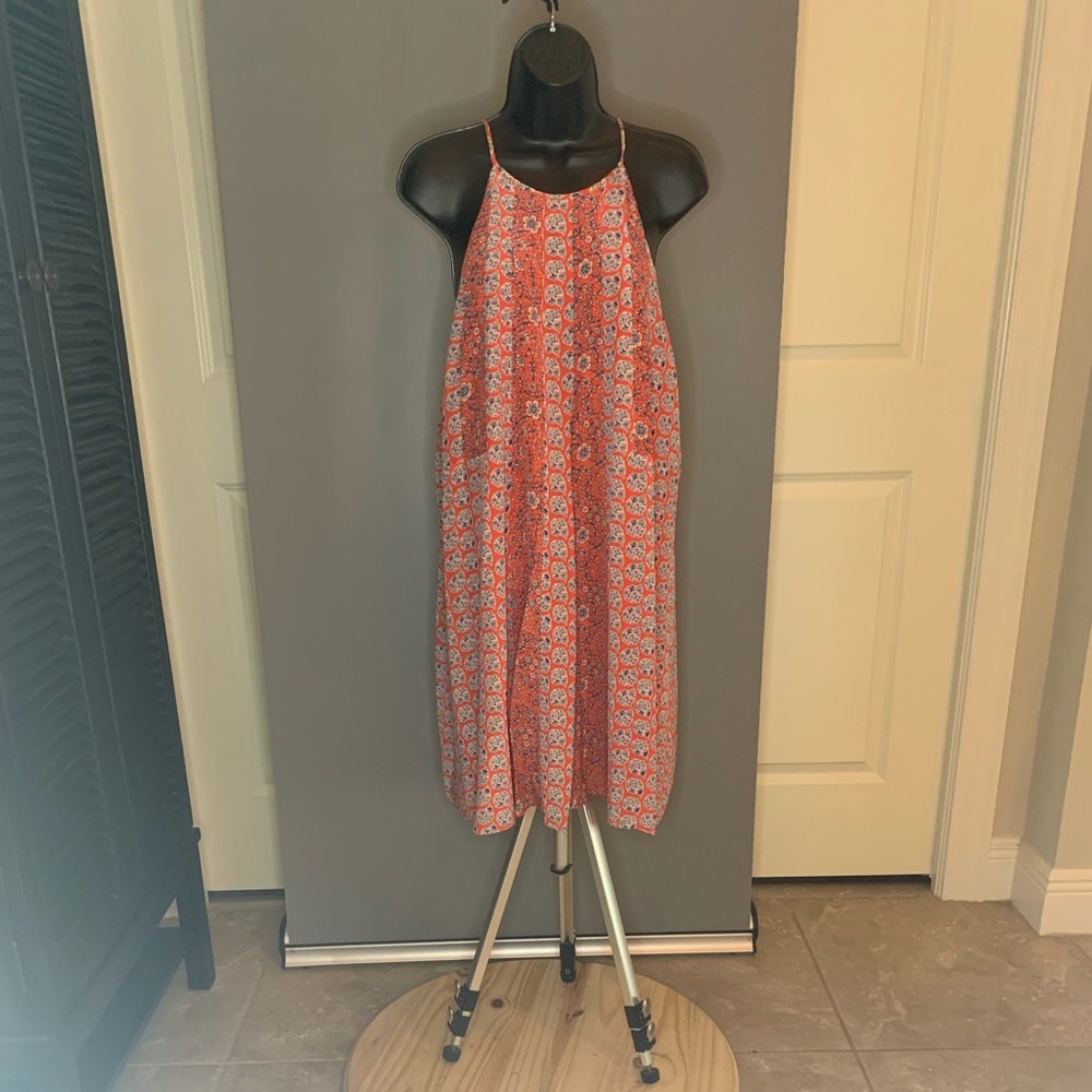 Pretty Print Halter Dress
